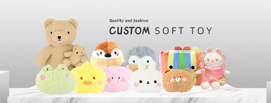 Custom Plushie Cartoon Toy Sleeping Pillow Children Stuffed Animals Dog Toy