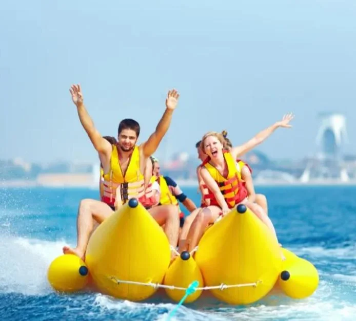 Promo Customized Hot Sale Summer Holiday Sea Inflatable Boat Water Game Banana Boat