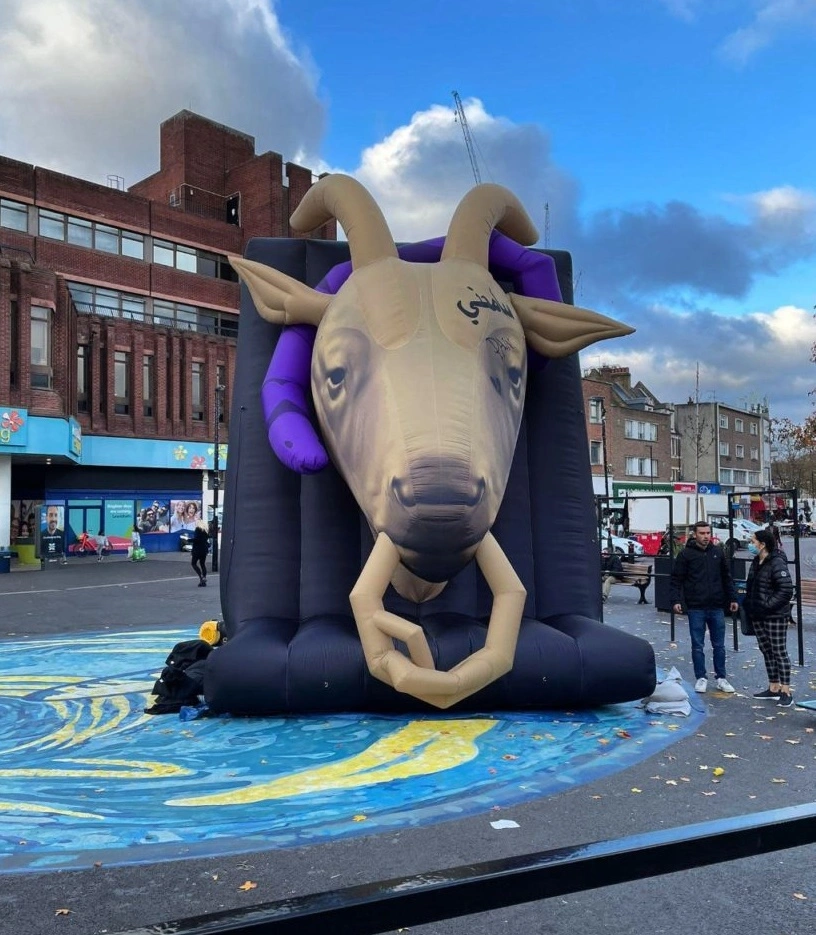 Boyi Inflatable Bull Inflatable Ox Mascot, Giant Inflatable Bull Animal